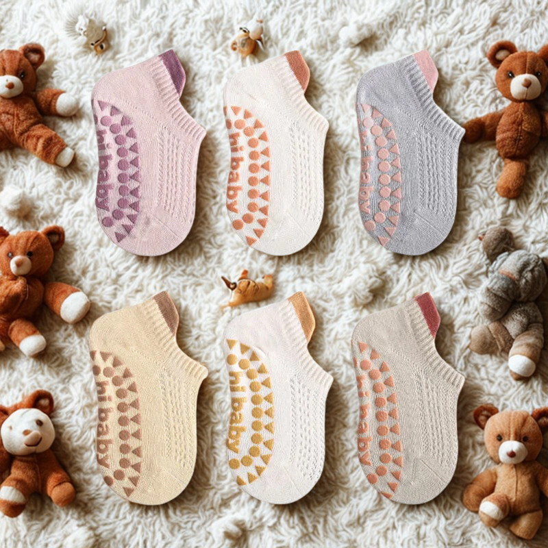 Meia 3/4 Infantil Bebê Menina Cano Alto Com Renda Vazada Algodão Canelado Luxo