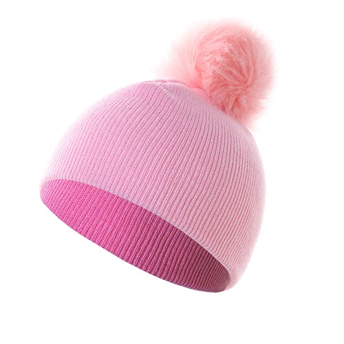 Gorros de Pompom e com Orelhinhas de Pompom