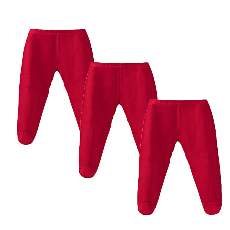 Conjunto de 3 peças de calças para bebês