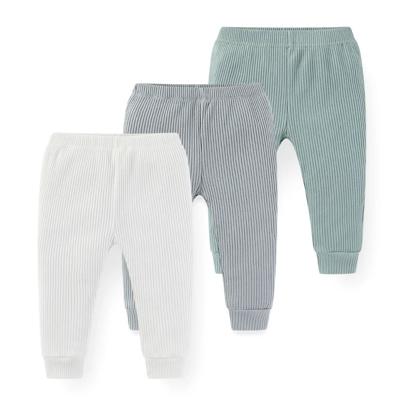 Pack 3 peças Calça Canelada