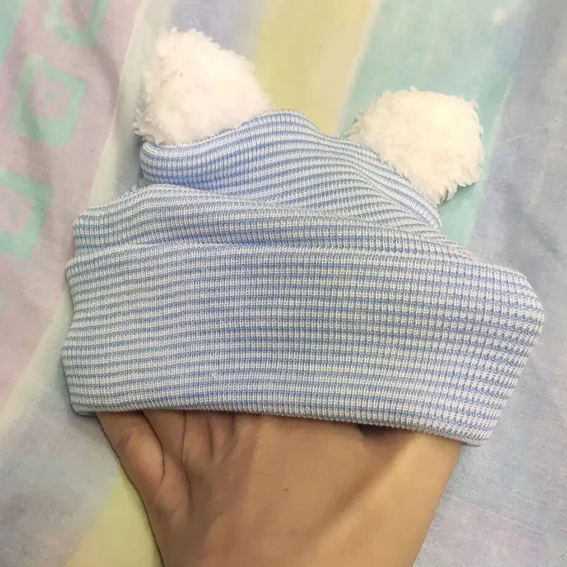 Gorro com orelhinha para bebê