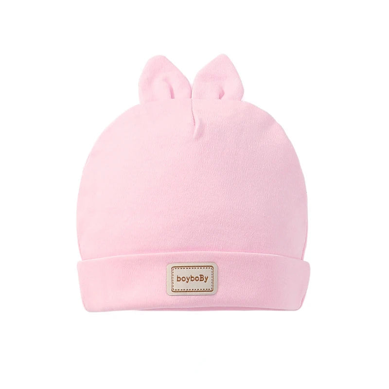 Gorro com orelhinhas de urso e coelho
