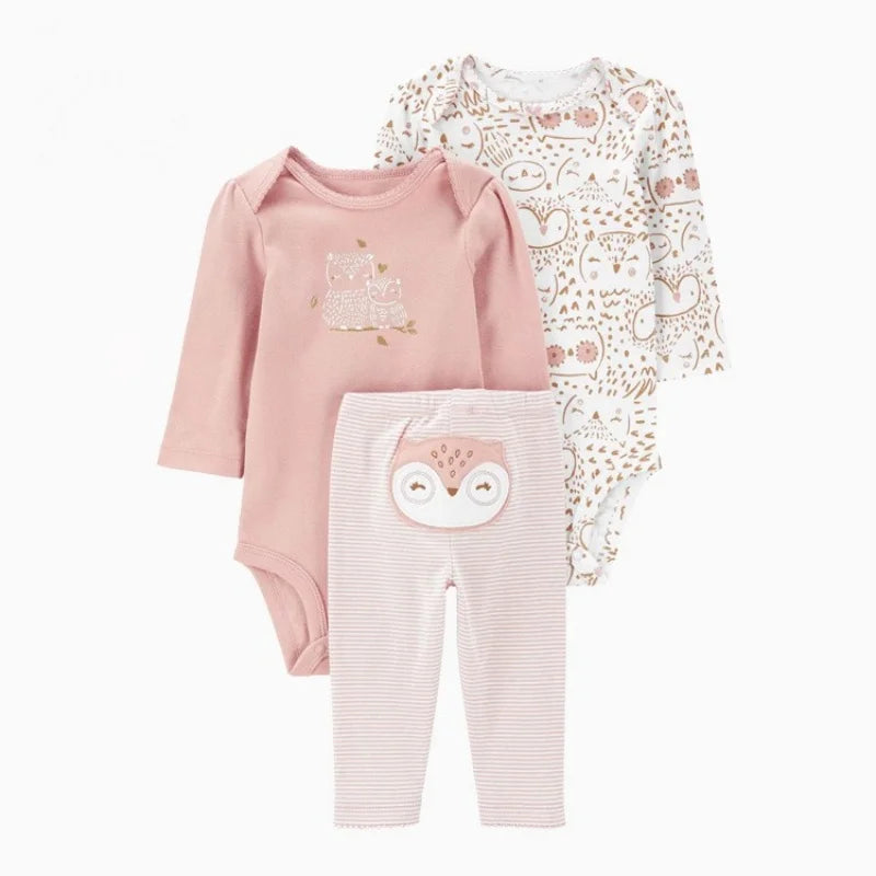 Conjunto de roupas para bebês e crianças até 2 Anos