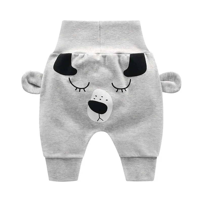 Calça com desenho de animal estampado atrás