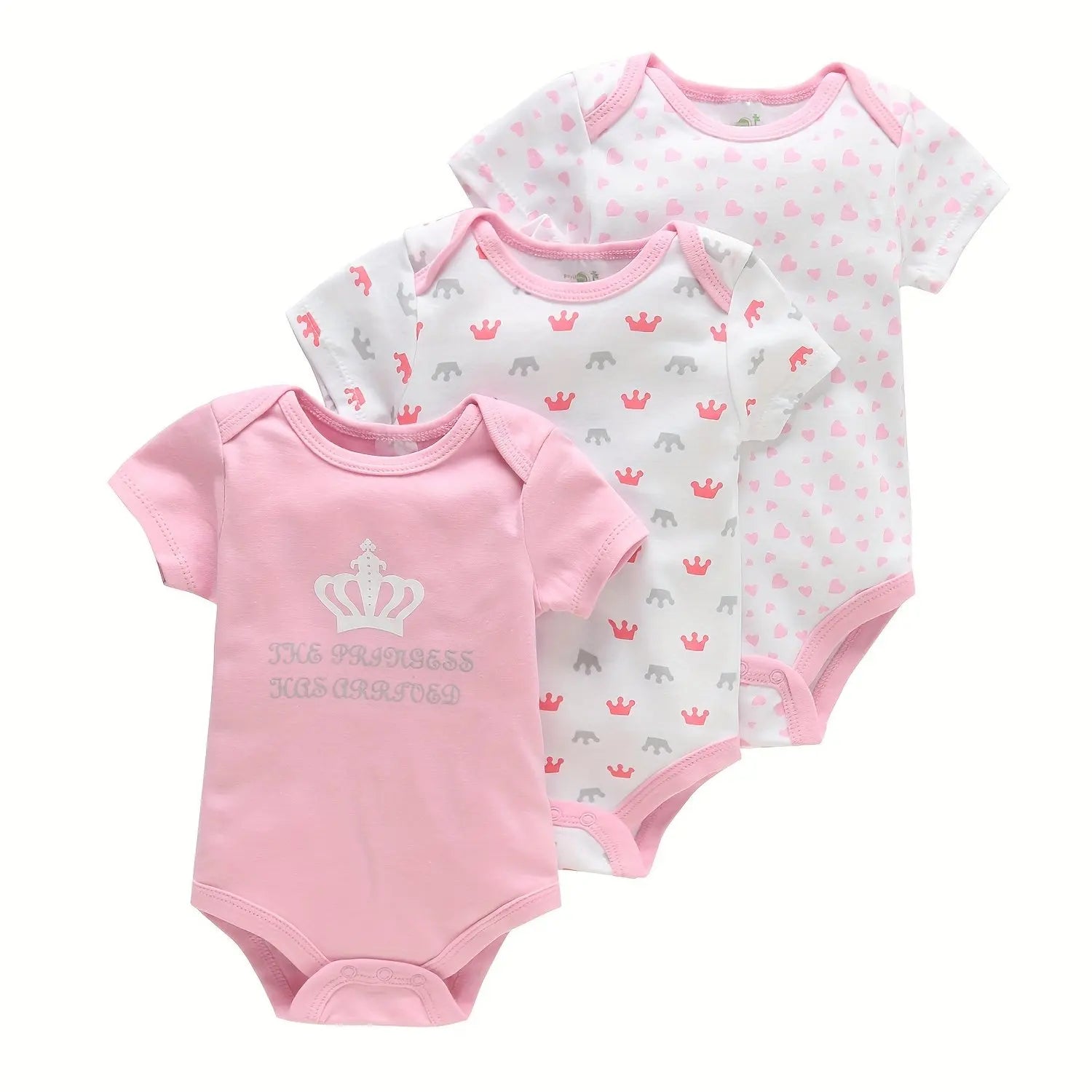 Pack 3 peças de body para bebês