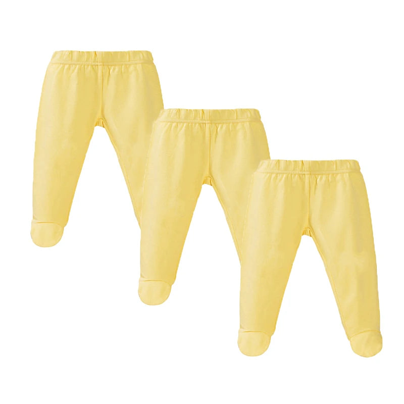 Conjunto de 3 peças de calças para bebês