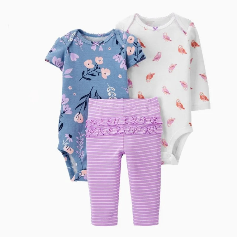 Conjunto de roupas para bebês e crianças até 2 Anos