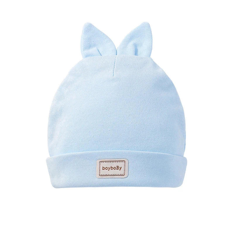 Gorro com orelhinhas de urso e coelho