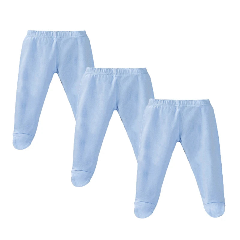 Conjunto de 3 peças de calças para bebês