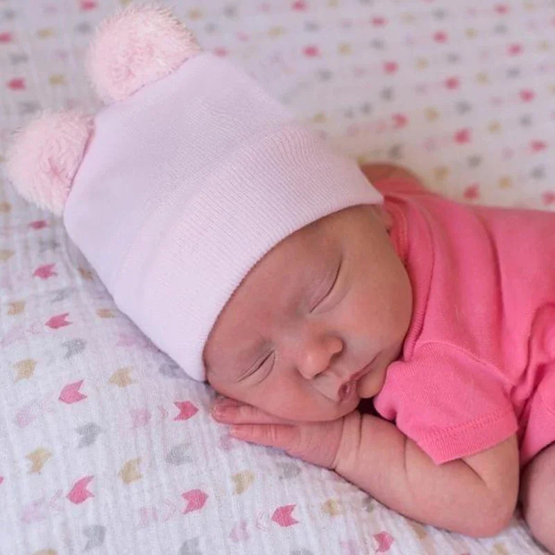 Gorro com orelhinha para bebê