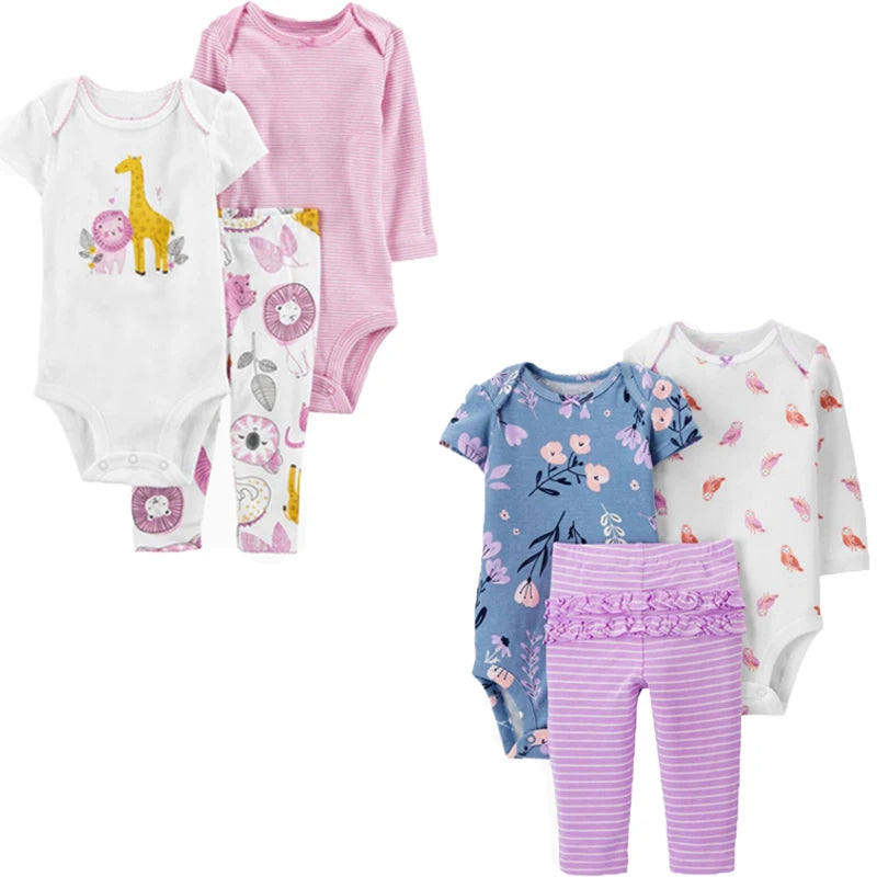 Conjunto de roupas para bebês e crianças até 2 Anos