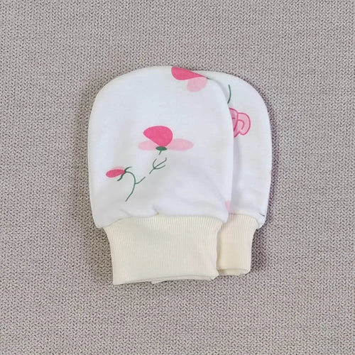 5 pares de luvas para bebês recém-nascidos, luvas anti-arranhões para bebês