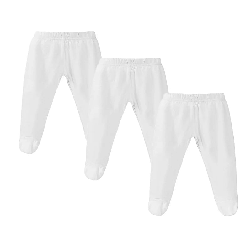Conjunto de 3 peças de calças para bebês