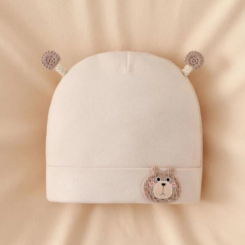Gorro com orelhinha de urso