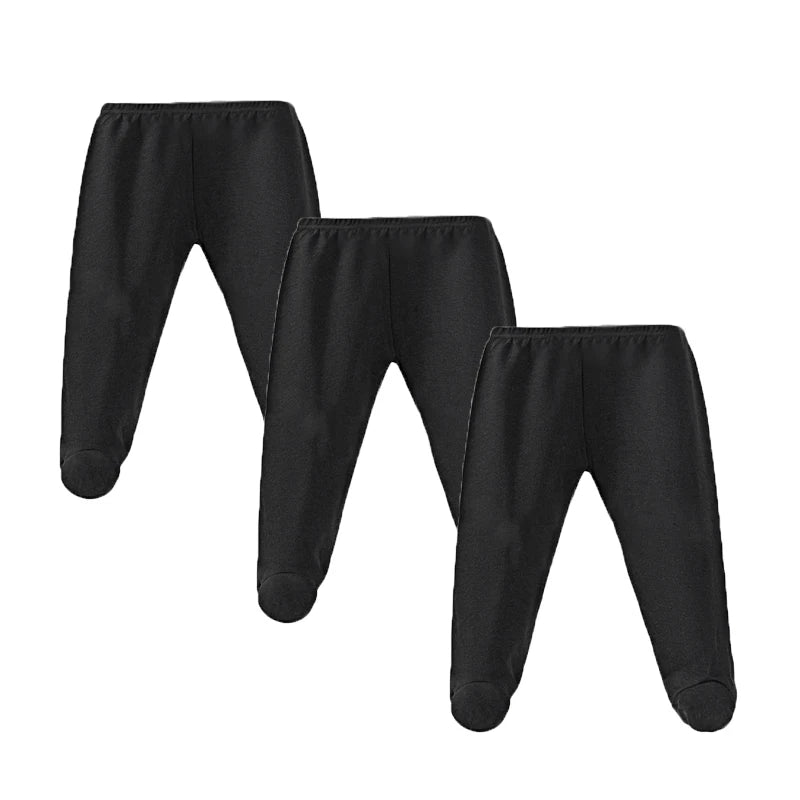 Conjunto de 3 peças de calças para bebês