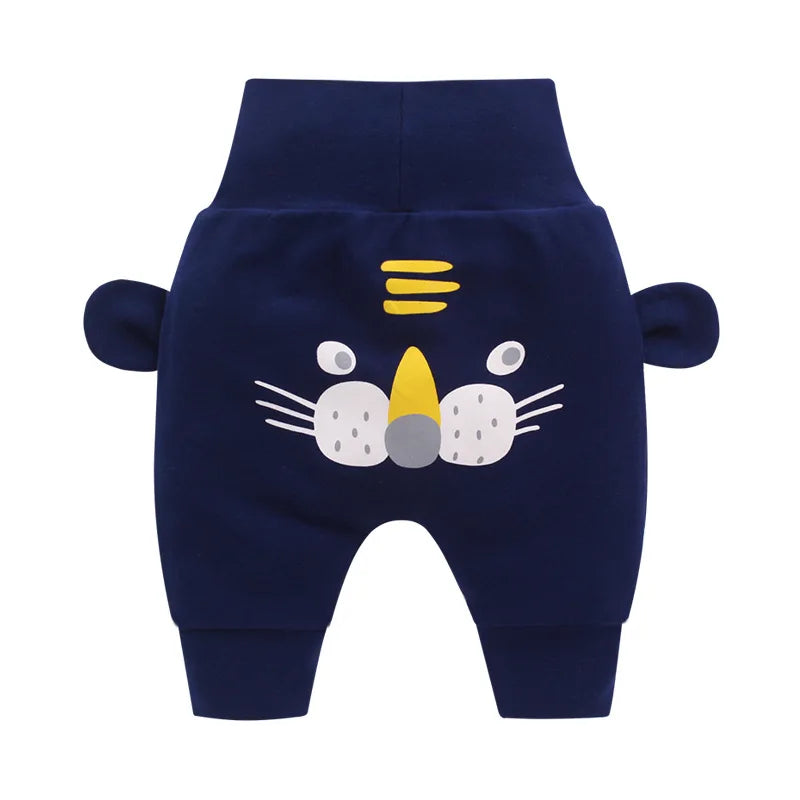 Calça com desenho de animal estampado atrás