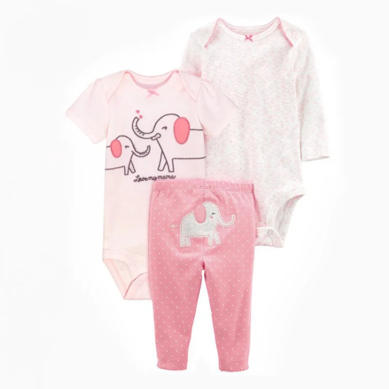 Conjunto de roupas para bebês e crianças até 2 Anos