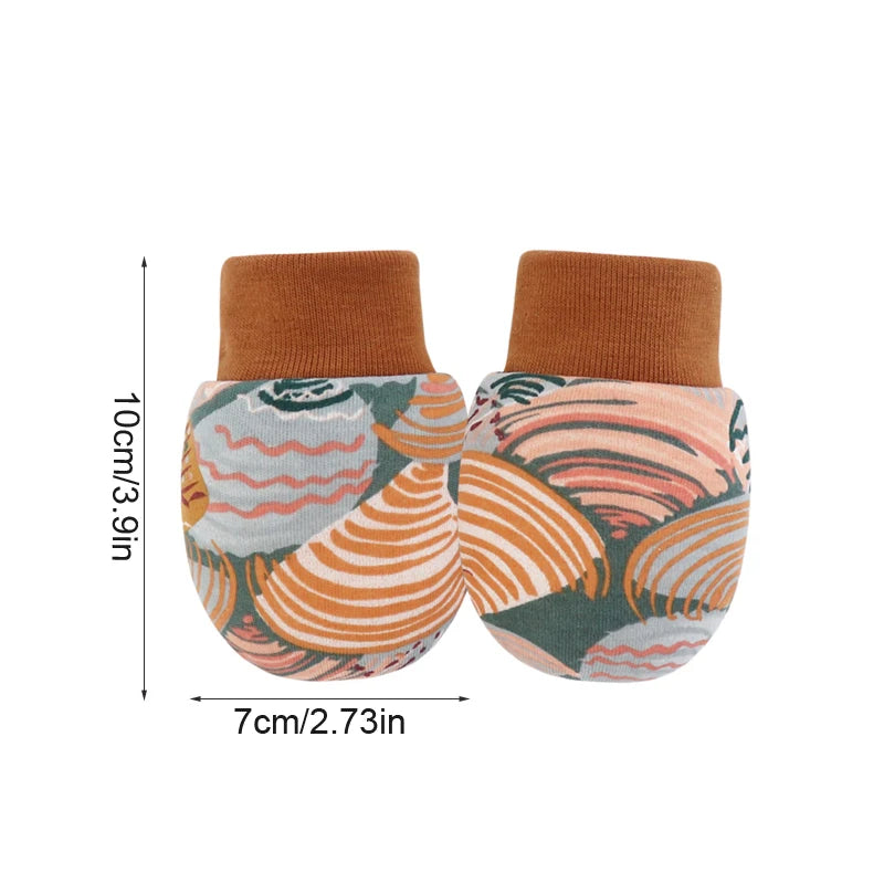 6 pares de luvas de bebê para meninos e meninas