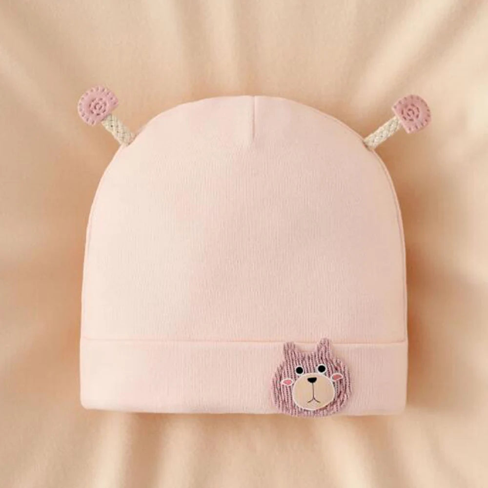 Gorro com orelhinha de urso