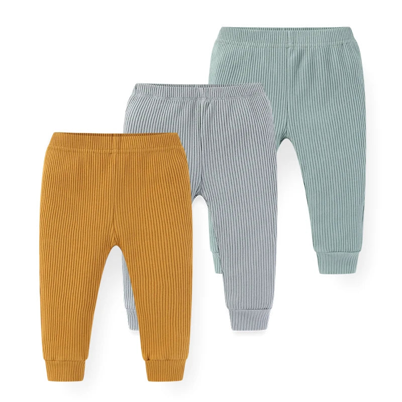 Pack 3 peças Calça Canelada
