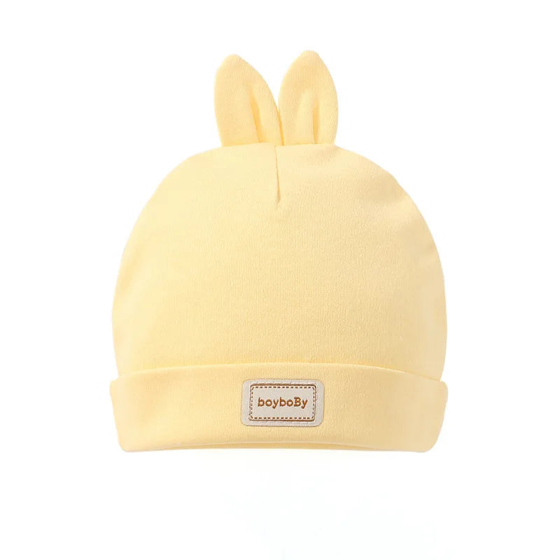 Gorro com orelhinhas de urso e coelho